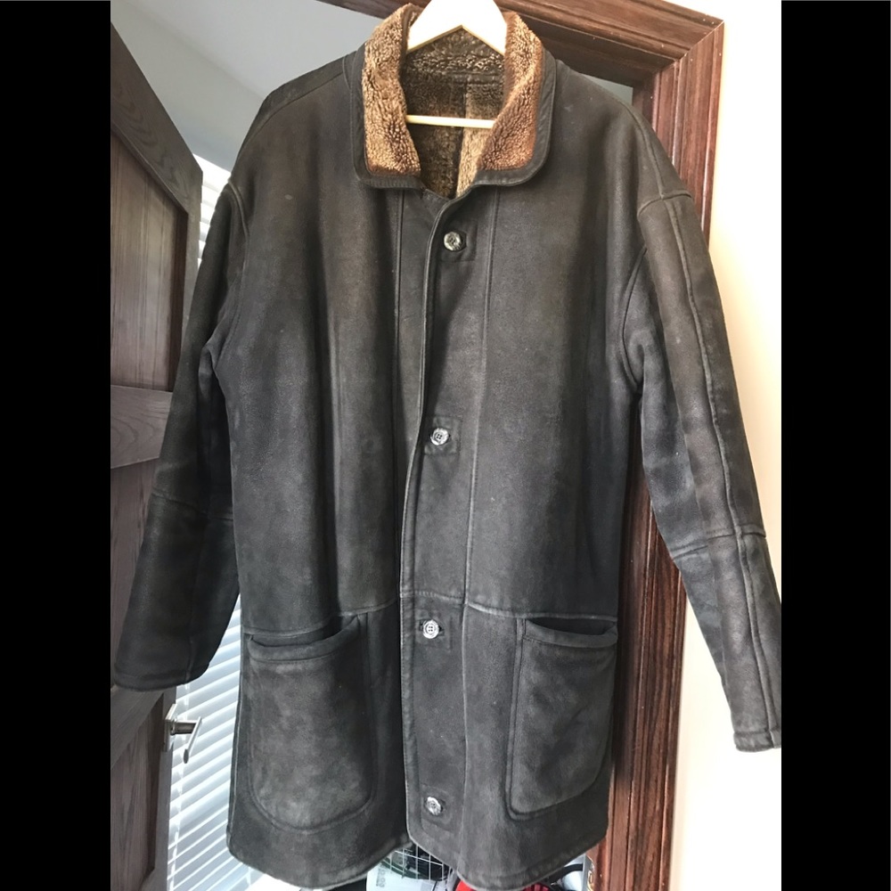 Real sheepskin coat for men Made in Canada 🇨🇦